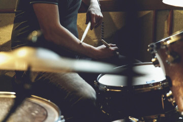 batteur en séance