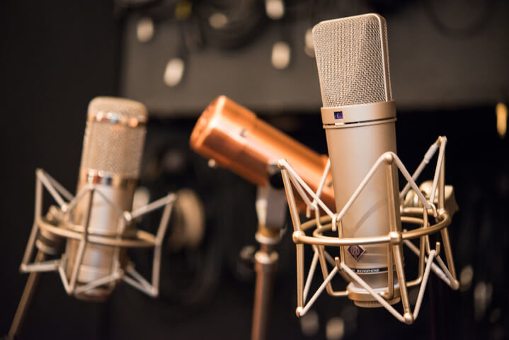 micros neumann u87, copperphone et Peluso 2247